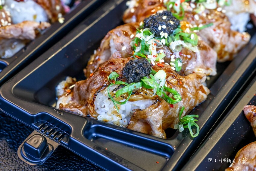 新北市新莊區【新莊美食】狗魔大叔壽司，買炙燒牛肉握壽司送限量小菜