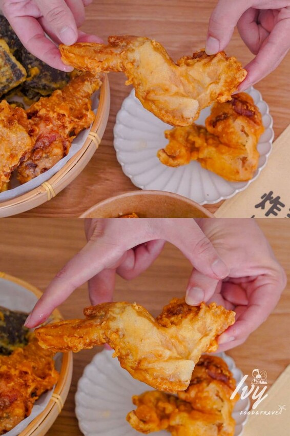 炸吉炸利炸物店 |台中北區炸雞推薦，用蒸炸技術和純芥花油，把肉汁完全鎖住、不油膩很涮嘴！ - 艾薇覓食趣