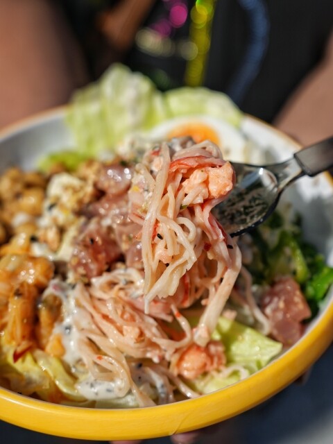 【高雄食記】全台首創波奇碗透明外帶球〔 Poke Go 波奇走走 〕插旗南台灣於高雄展店新開幕！每碗120元起。