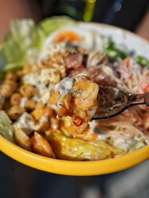 【高雄食記】全台首創波奇碗透明外帶球〔 Poke Go 波奇走走 〕插旗南台灣於高雄展店新開幕！每碗120元起。