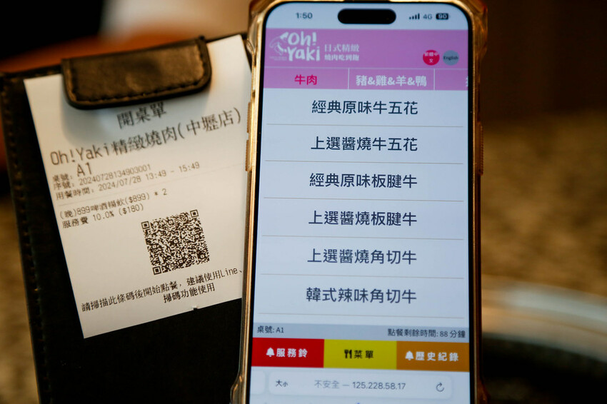 桃園燒肉饗宴每人599起隨你點~必點比臉大牛排．安格斯16oz嫩肩牛排、澳洲M9和牛~夜晚九點後免費升級飲品．Oh ! Yaki 精緻燒肉吃到飽-中壢店|