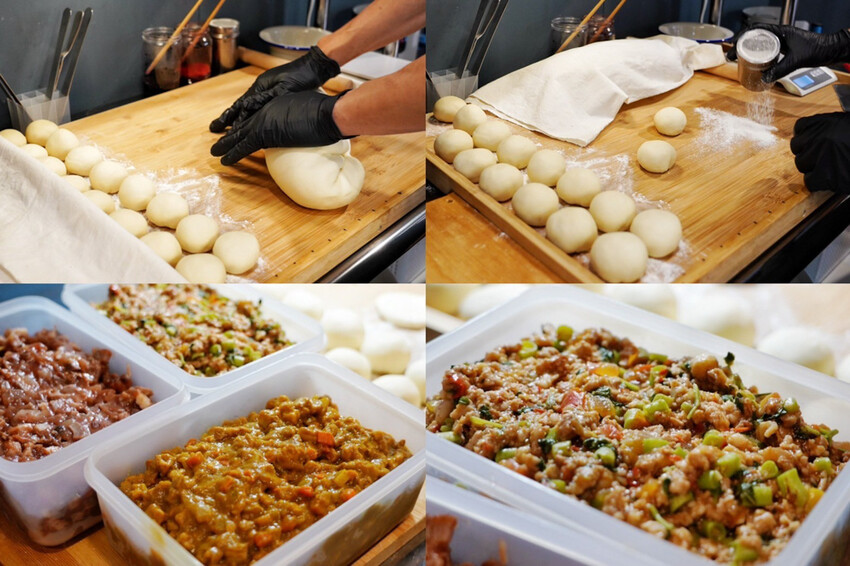 中原夜市新開幕！餡餅堅持現桿現包，皮薄餡都快炸出來，內餡好強是一道主菜