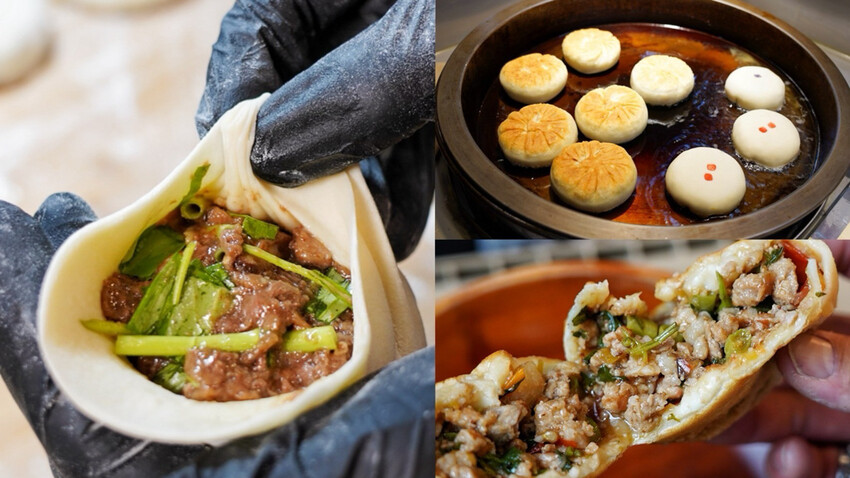 中原夜市新開幕！餡餅堅持現桿現包，皮薄餡都快炸出來，內餡好強是一道主菜