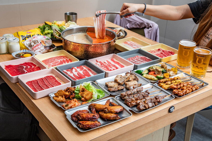 桃園呀屋火鍋烤串吃到飽4.9星必吃推薦。