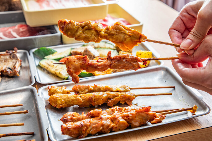 桃園呀屋火鍋烤串吃到飽4.9星必吃推薦。