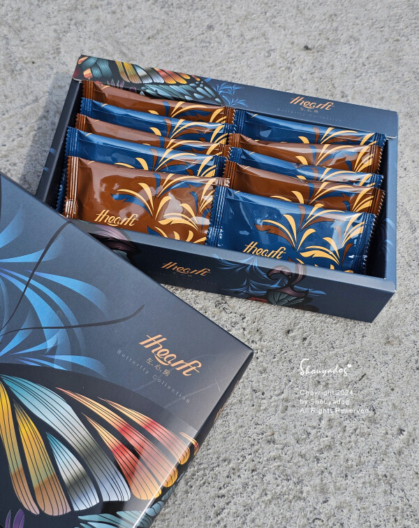 【餅乾零食】左心房 孔雀開屏捲心酥禮盒x蝴蝶翩翩蝴蝶酥禮盒