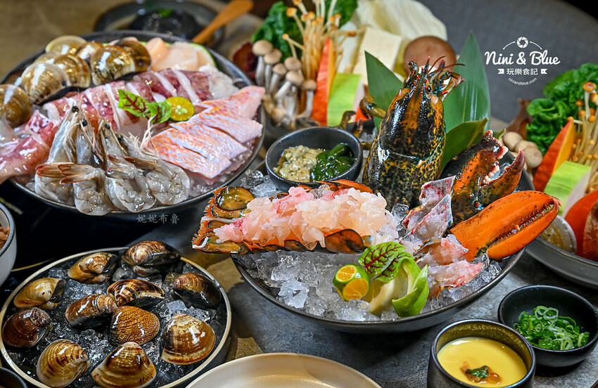 初美涮涮鍋-台中頂級火鍋推薦,和牛、活體龍蝦、現榨蘋果汁手搖飲、1%bakery甜點 @Nini and Blue 玩樂食記