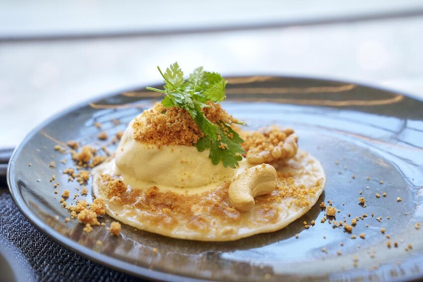 宜蘭最美無菜單鐵板燒|明水然.樂 宜蘭礁溪店,高CP值無菜單鐵板燒1600起活龍蝦 A5和牛 干貝 現流魚通通吃得到