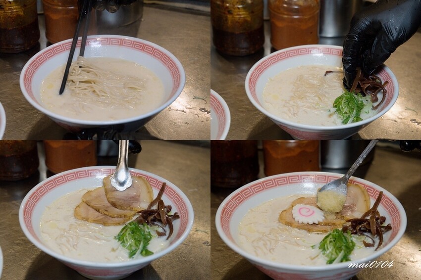 桃園中壢拉麵｜麵屋堂本～全台少見的藍色拉麵在中壢也吃的到了，