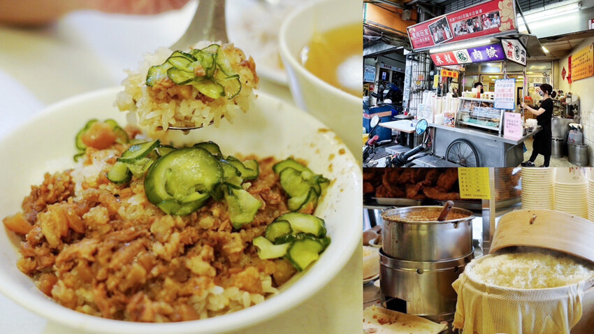 肉夾饃夾滷肉、滷蛋、千張豆皮好澎湃!加辣更好吃~隔壁木瓜牛奶45元必買