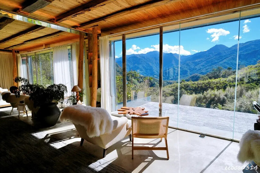 南投清境咖啡廳「Mountain Bica Cafe」,山景