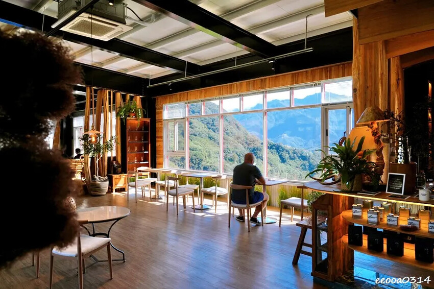 南投清境咖啡廳「Mountain Bica Cafe」,山景