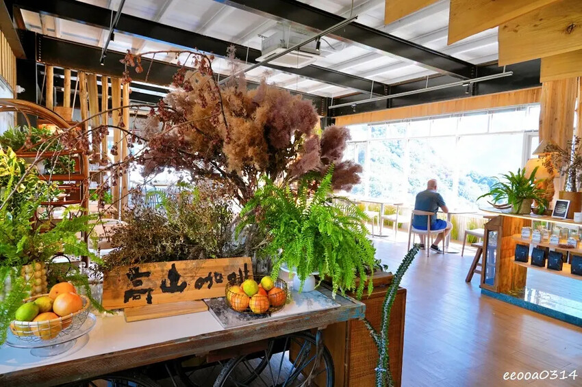 南投清境咖啡廳「Mountain Bica Cafe」,山景