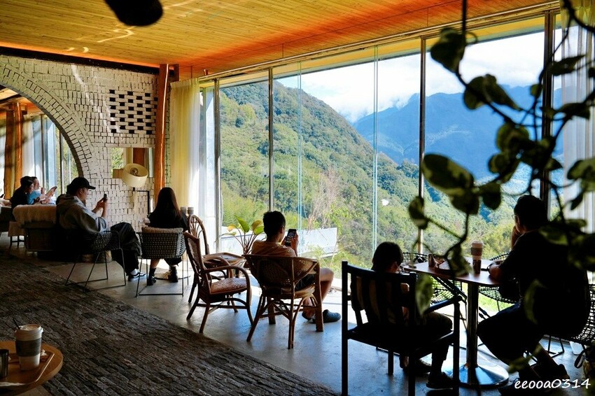南投清境咖啡廳「Mountain Bica Cafe」,山景