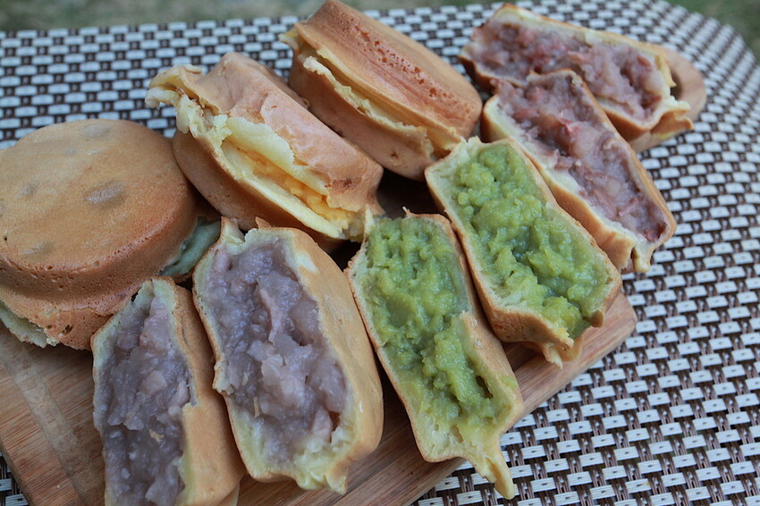 台南市南區吃。台南市｜南區。「一中街大輪紅豆餅」飄香超過20年老字號紅豆餅店，會爆漿的內餡CP值堆高高「一中街大輪