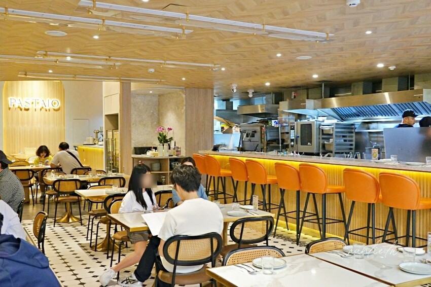 台北市內湖區【台北】內湖|PASTAIO內湖店,胭脂蝦琴弦麵,五月限定手工緞帶麵