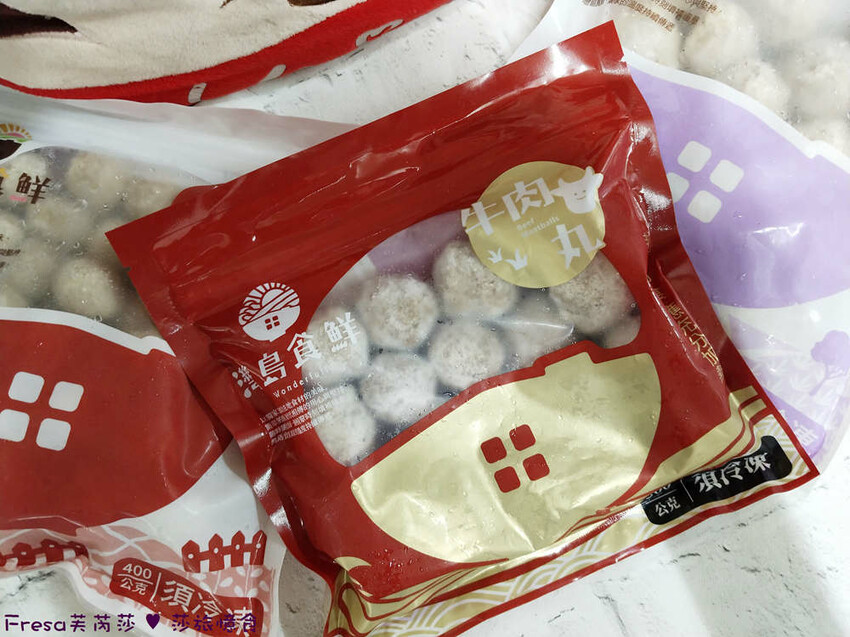 新北市三重區宅配美食［灣島食鮮］牛肉/鴨肉/芋頭貢丸煮湯煮麵都好吃