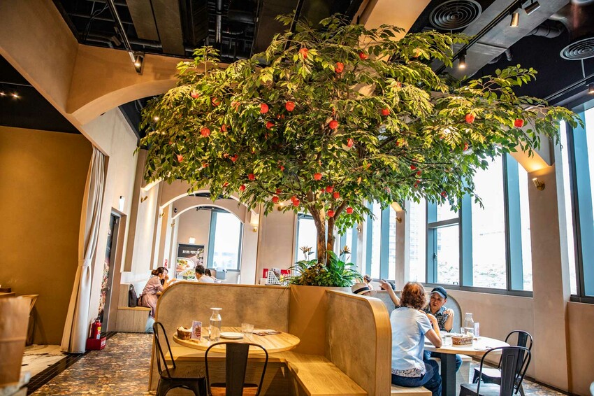 新北市新店區默爾 pasta pizza 新北誠品裕隆城店|新店義式餐廳推薦!百年手工窯烤爐就是讚!披薩就是要有豹紋才好吃,