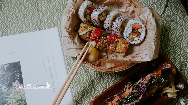 台中市南屯區台中素食|一貫米 蔬食料理 又一家素食壽司開張