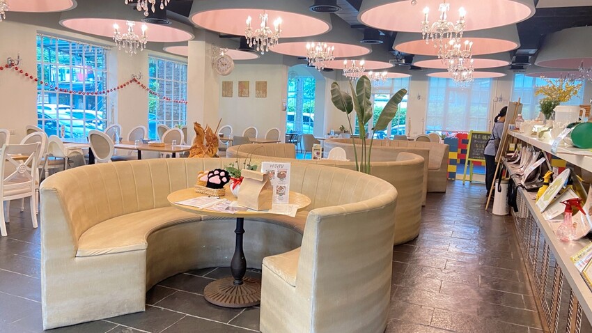 新北市土城區土城景觀餐廳 我們的家休閒小棧 Our Home 近捷運永寧站 桐花步道 寵物友善 水晶教堂 莊園草坪 小小廚師體驗