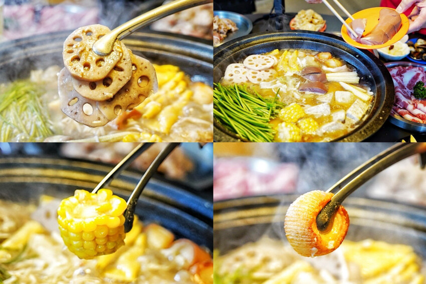 距離華泰名品城3分鐘車程!招牌石頭麻油炒魷魚干、辛香料~現場爆炒香氣好逼人