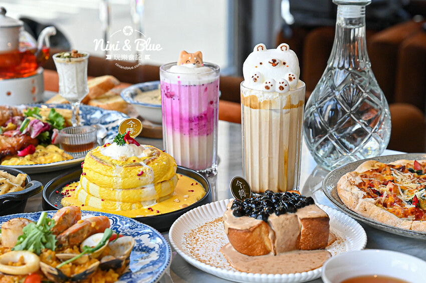 法布甜台中逢甲店，台中檸檬塔推薦，還有花朵千層可頌蛋塔、北海道生乳霜淇淋 @Nini and Blue  玩樂食記