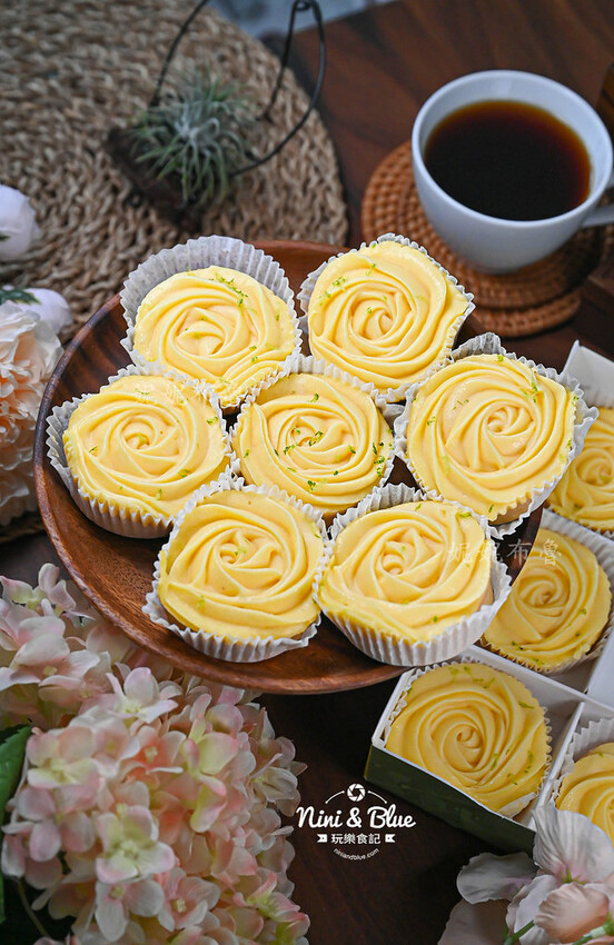 法布甜台中逢甲店，台中檸檬塔推薦，還有花朵千層可頌蛋塔、北海道生乳霜淇淋 @Nini and Blue  玩樂食記