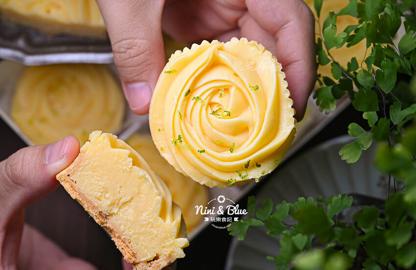 法布甜台中逢甲店，台中檸檬塔推薦，還有花朵千層可頌蛋塔、北海道生乳霜淇淋 @Nini and Blue  玩樂食記