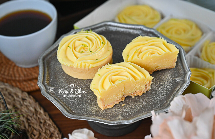 法布甜台中逢甲店，台中檸檬塔推薦，還有花朵千層可頌蛋塔、北海道生乳霜淇淋 @Nini and Blue  玩樂食記