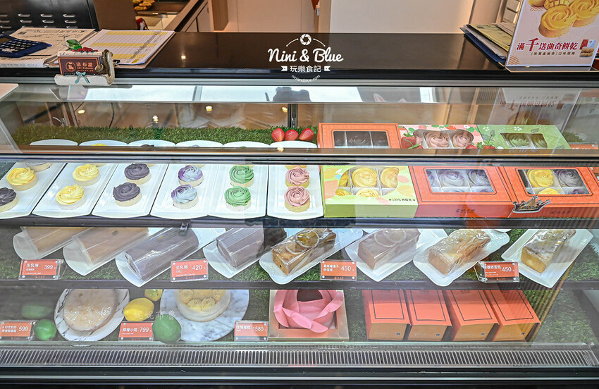法布甜台中逢甲店，台中檸檬塔推薦，還有花朵千層可頌蛋塔、北海道生乳霜淇淋 @Nini and Blue  玩樂食記