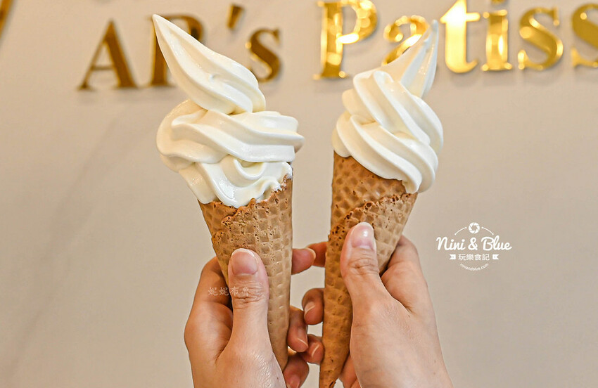 法布甜台中逢甲店，台中檸檬塔推薦，還有花朵千層可頌蛋塔、北海道生乳霜淇淋 @Nini and Blue  玩樂食記