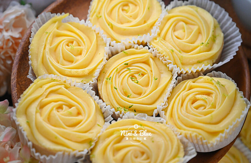 法布甜台中逢甲店，台中檸檬塔推薦，還有花朵千層可頌蛋塔、北海道生乳霜淇淋 @Nini and Blue  玩樂食記