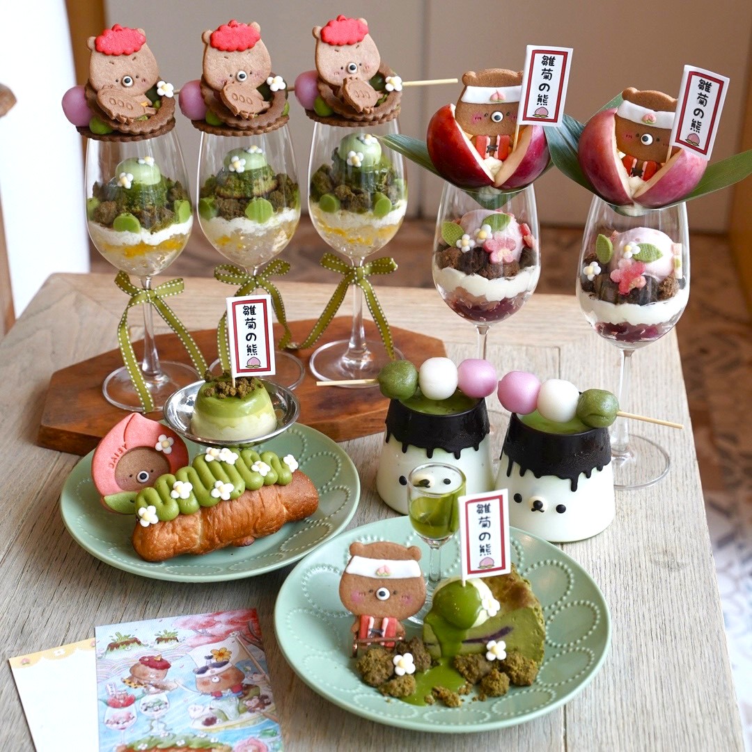 【雛菊見DAISY HOUSE】全台最浮誇、最夢幻的芭菲杯就在這！全新季節甜點「抹茶童話・桃太郎物語」每一樣都超好拍照，抹茶控快收藏～台中約會餐廳推薦 - 阿華田的美食日記