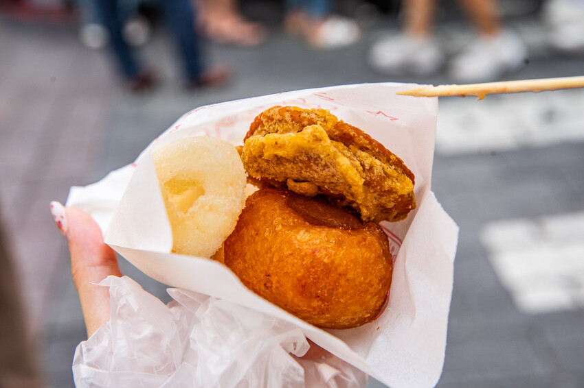 台南市中西區台南林家茂子白糖粿｜大排長龍古早味散步點心，六十年歷史白糖粿老攤