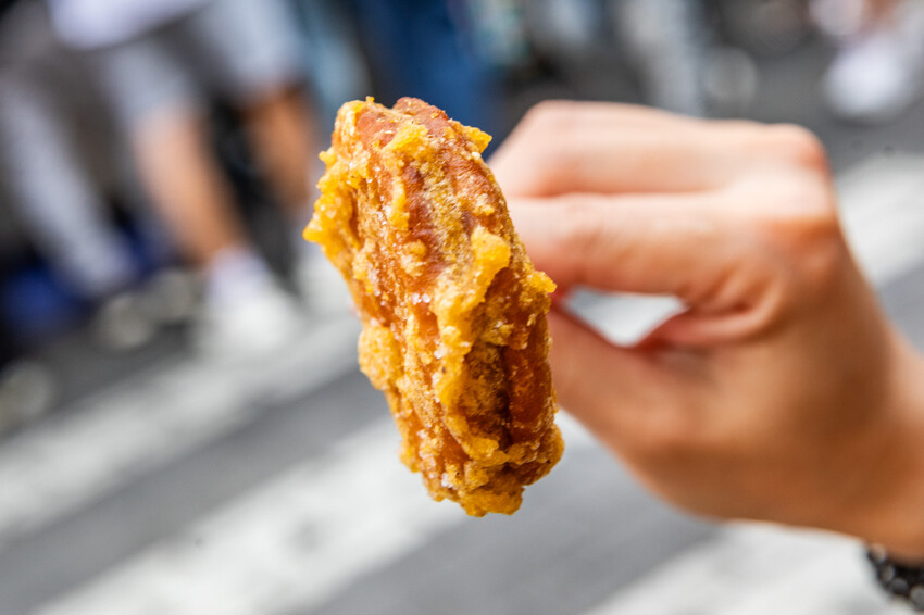 台南市中西區台南林家茂子白糖粿｜大排長龍古早味散步點心，六十年歷史白糖粿老攤