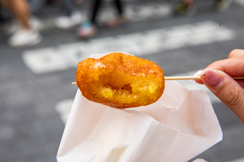 台南市中西區台南林家茂子白糖粿｜大排長龍古早味散步點心，六十年歷史白糖粿老攤