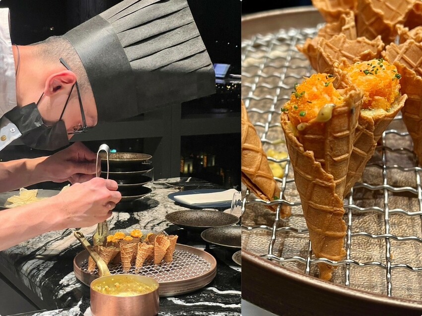 （台北鐵板燒）旨醞鐵板料理～15品海陸美味奢華料理！絕美景觀