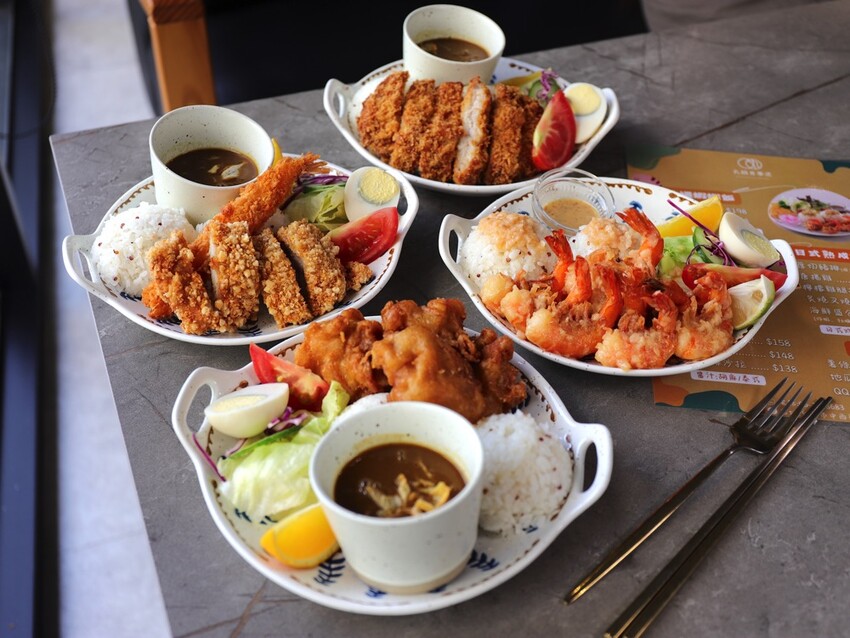 沖繩蝦蝦飯台南限定！咖哩飯吃到飽。