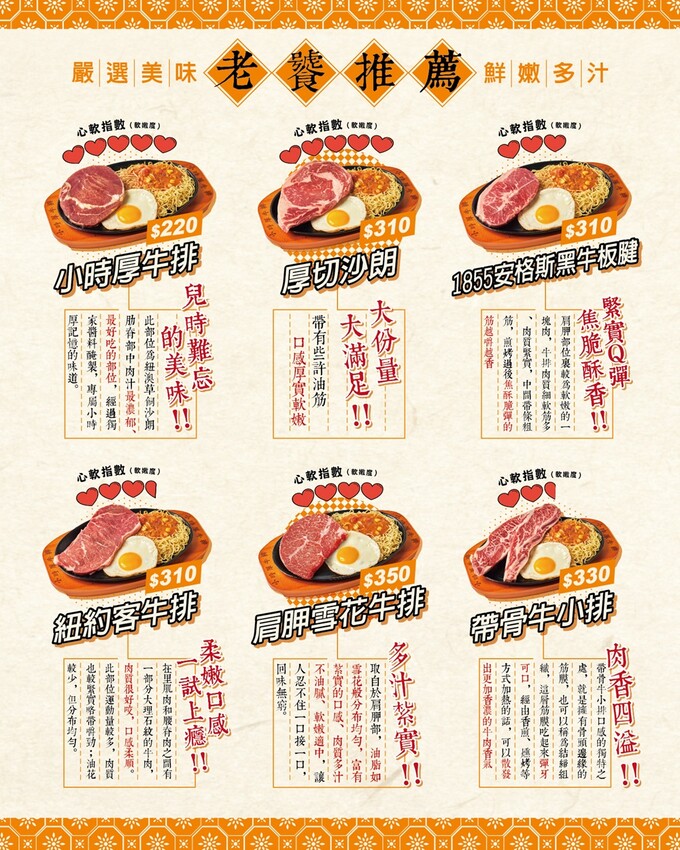 新竹縣竹東鎮100%原肉平價牛排+豐富自助吧吃到飽只要190元起！290元就可以吃到三種肉肉排餐+麵條無限續免費！--跟著踢小米吃喝玩樂趣