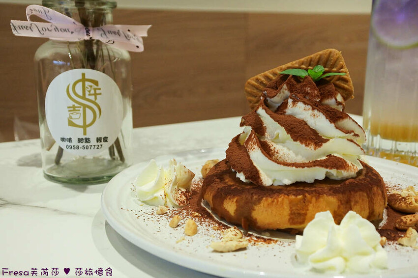 台中市北屯區台中甜點【午吉日式鬆餅｜定食｜咖啡】近洲際棒球場甜點餐盤.全日營業有插座咖啡廳.約會下午茶│民俗文物館│