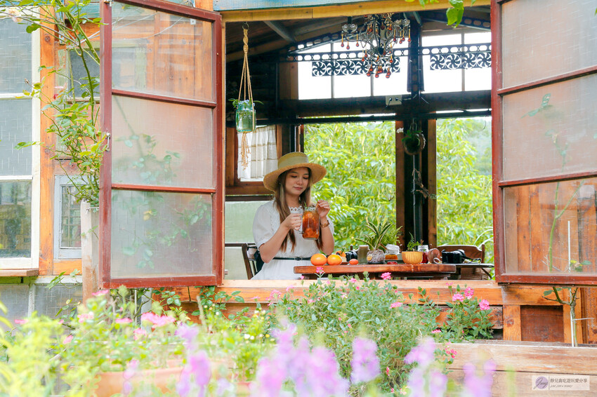 桃園市龍潭區美食、青山吉田，秘境小屋等你來預約，橘子園中的童話體驗。