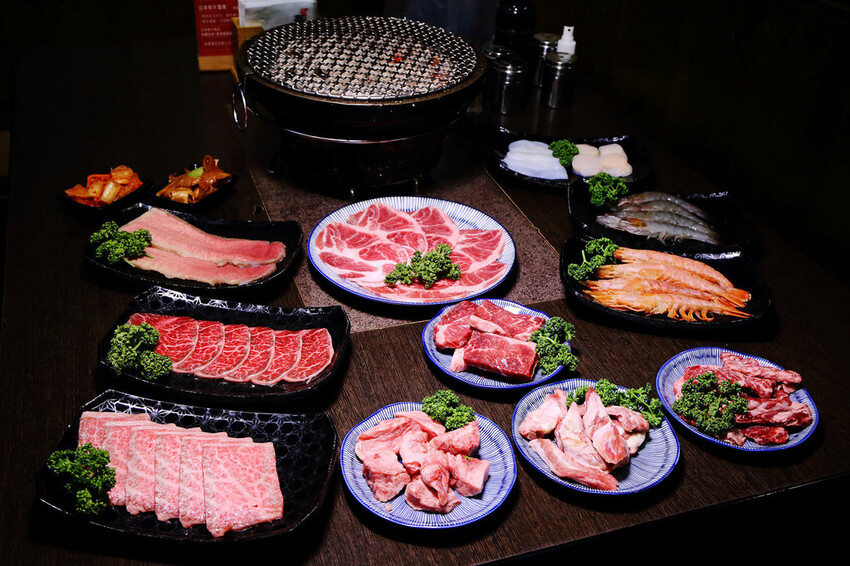 桃園中壢燒肉推薦,潮肉炭火燒肉中壢新生店,CP值超高的和牛吃