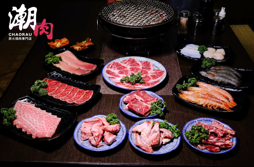 桃園中壢燒肉推薦,潮肉炭火燒肉中壢新生店,CP值超高的和牛吃
