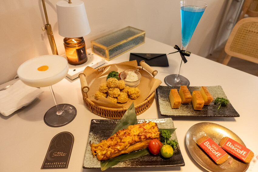 新莊隱藏版餐酒館「Secret絲昆忒」神秘解謎＋香氛儀式，特色料理超驚喜。