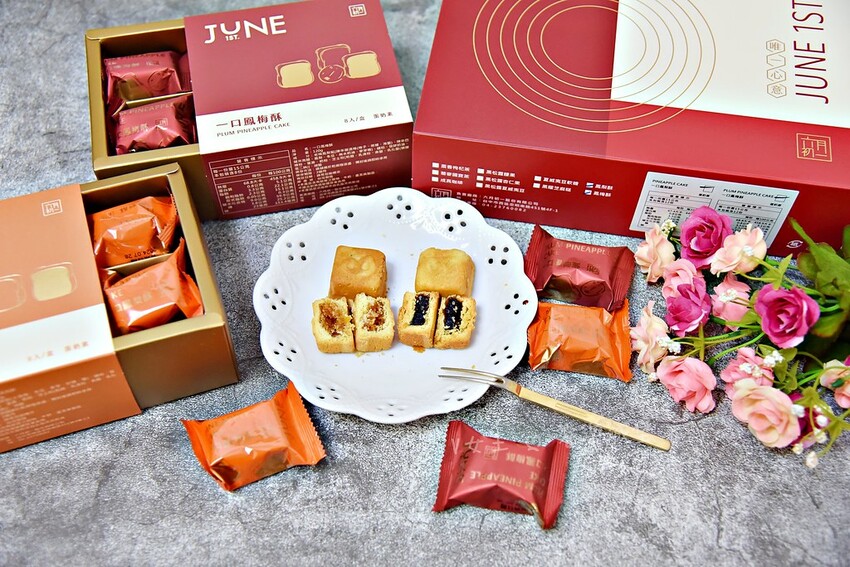 台北市大同區六月初一 宅配伴手禮推薦 ll 人氣銷售冠軍 經典台灣風味「鳳梨酥」、「鳳梅酥」 ，精緻的一小口，剛剛好的