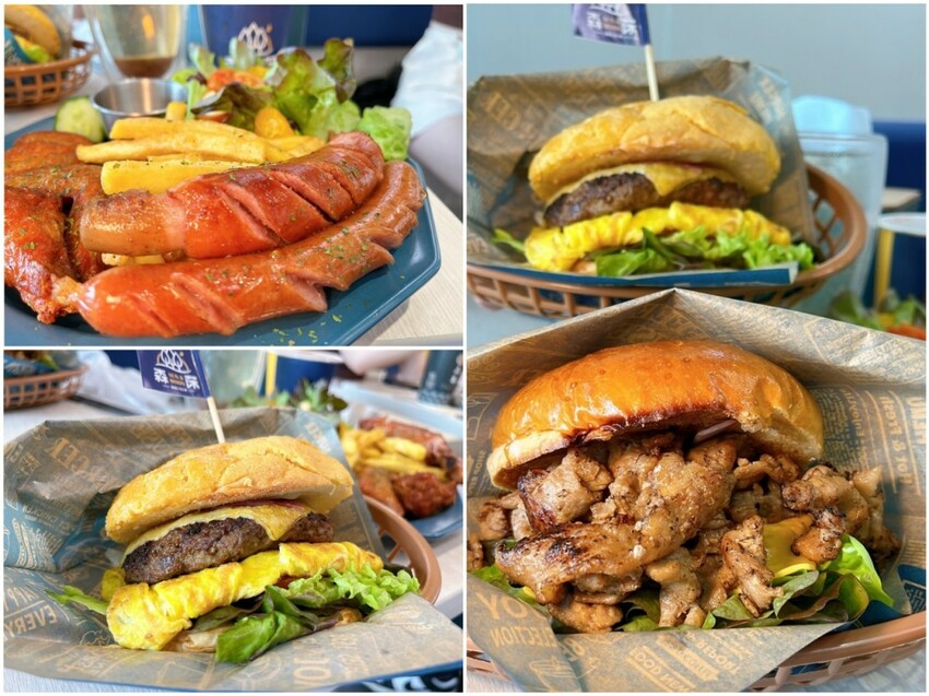 桃園市龍潭區愛吃肉的朋友看這裡,龍潭高人氣早午餐|森莯Brunch,限量港式手工波蘿堡配上手拍牛肉漢堡,每一口都讓人覺