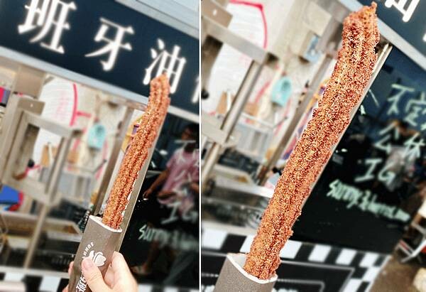 公館美食推薦│西班牙油條-真的是西班牙在地小吃，肉桂、抹茶、巧克力超過15公分現炸吉拿棒，顛覆對吉拿棒的感覺，香酥脆到的公館必吃小吃-14.jpg