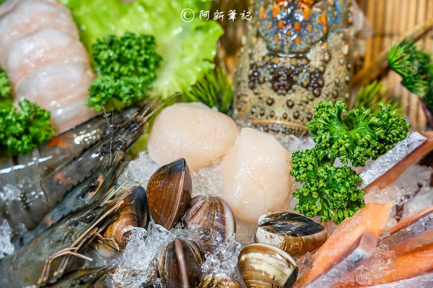 台中人氣火鍋饗點鍋！蔬食自助吧吃到飽，巨龍海陸拼盤超狂，CP值爆表。