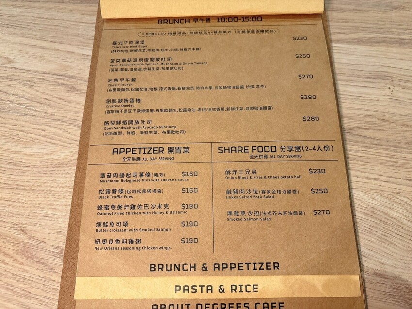 必訪中壢親子咖啡廳Degrees° café 度°，台式漢堡與歐姆蛋捲大推！