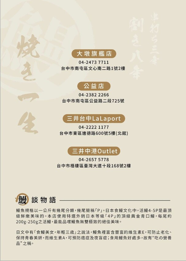 台中市梧棲區鰻魚控必吃！夢幻摩天輪、無敵海景、直火碳烤鰻魚飯一次滿足 饕客私藏｜大江戶町鰻屋-三井台中港店(台中梧